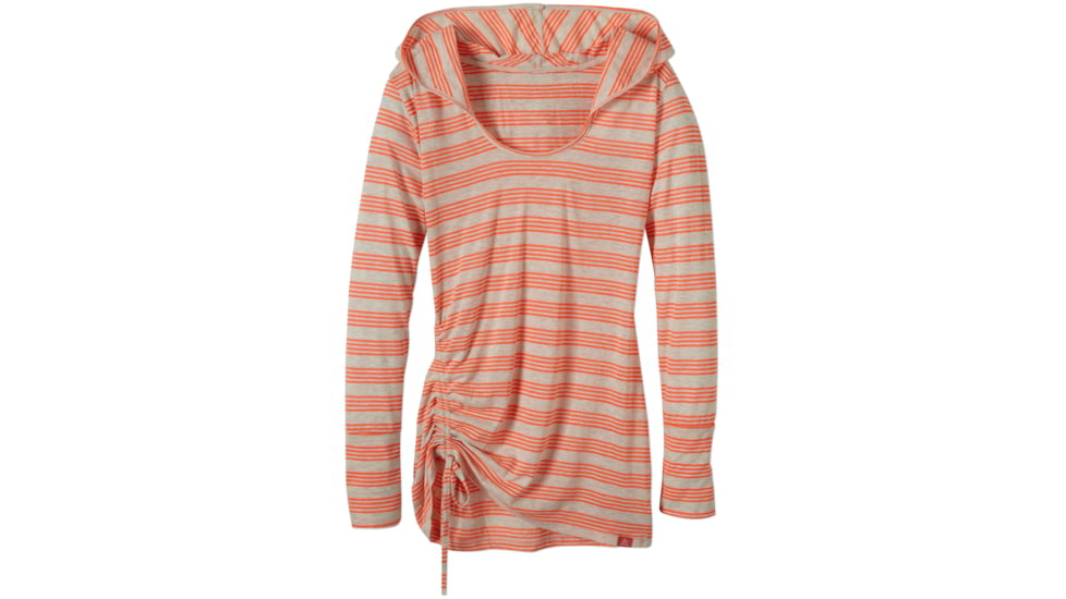 prAna Vinyasa Hoodie - Women's-Glowing Coral-Medium