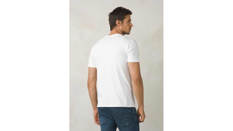 Prana Wasser Tee Mens, White, Medium, M11180466-WHT-M