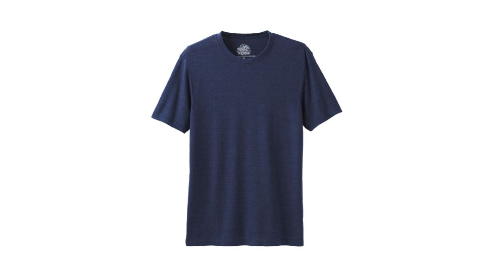 prAna Wayfree T-shirt - Mens, Blue Anchor Heather, Small, M13180491 -426-S
