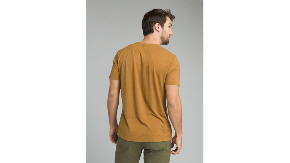 prAna Wayfree T-Shirt - Mens, Bronzed Heather, Medium, M13180491-BZHT-M