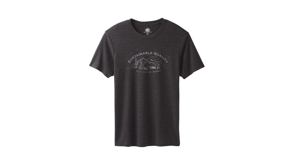prAna Wayfree T-Shirt - Mens, Charcoal Heather, Medium, M13180491-CCHT-M