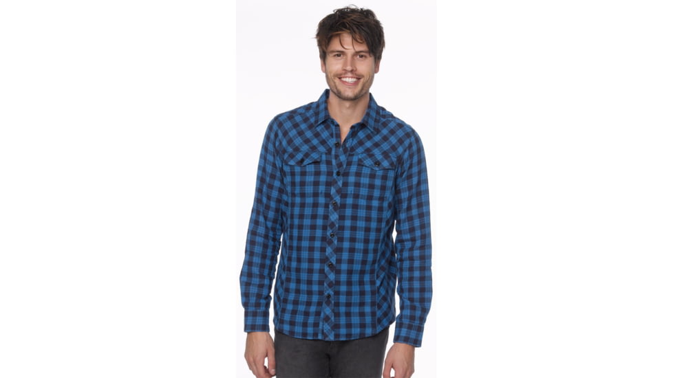 prAna Wesson Long Sleeve Shirt - Men's-Nautical-X-Large