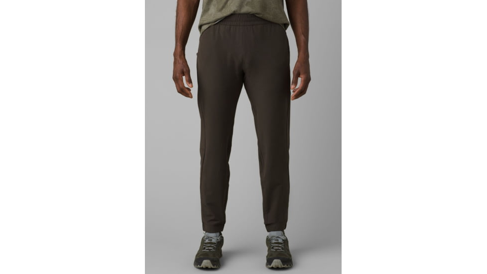 prAna West Edge Jogger Pants, Black Olive Heather, Medium, 1963701-300-30-M