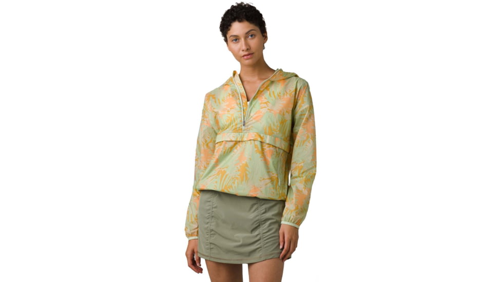 prAna Whistler Anorak Jacket - Womens, Coastal Sage Jungle, XS, 1967721-301-XS