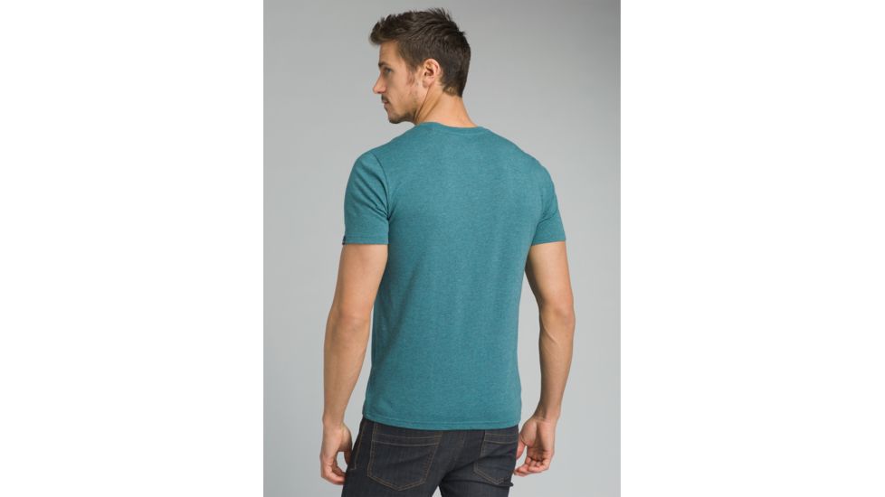 prAna Wolf Pack Journeyman T-Shirt - Mens, Deep Balsam Heather, Large, M13181436-DMHT-L