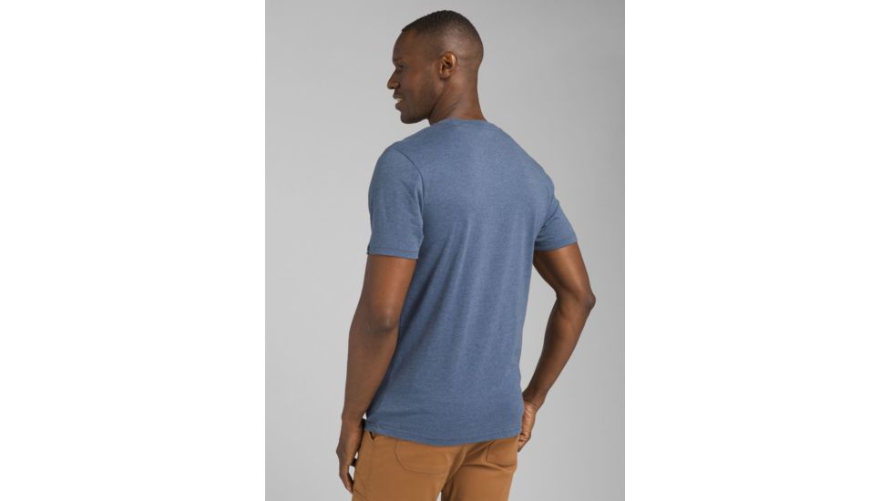prAna Wolf Pack Journeyman T-Shirt - Mens, Denim Heather, X-Large, M13181436-DEHT-XL