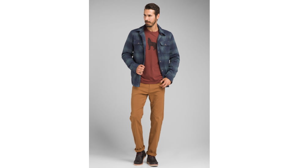 prAna Wolf Pack Journeyman T-Shirt - Mens, Maple Heather, Medium, M13181436-MPHT-M