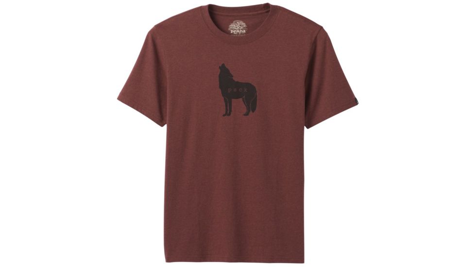 prAna Wolf Pack Journeyman T-Shirt - Mens, Maple Heather, Medium, M13181436-MPHT-M