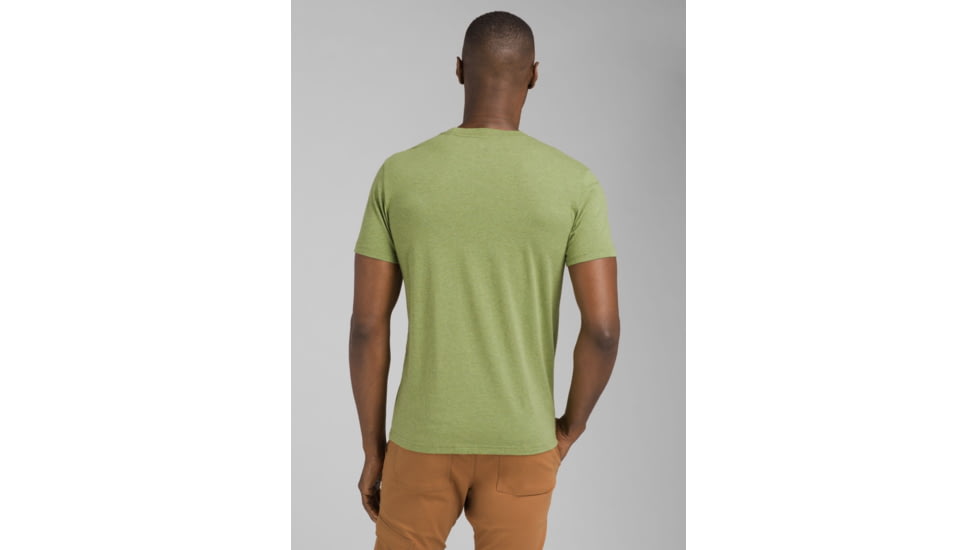 prAna Wolf Pack Journeyman T-Shirt - Mens, Matcha Heather, Small, M13181436-MCHT-S