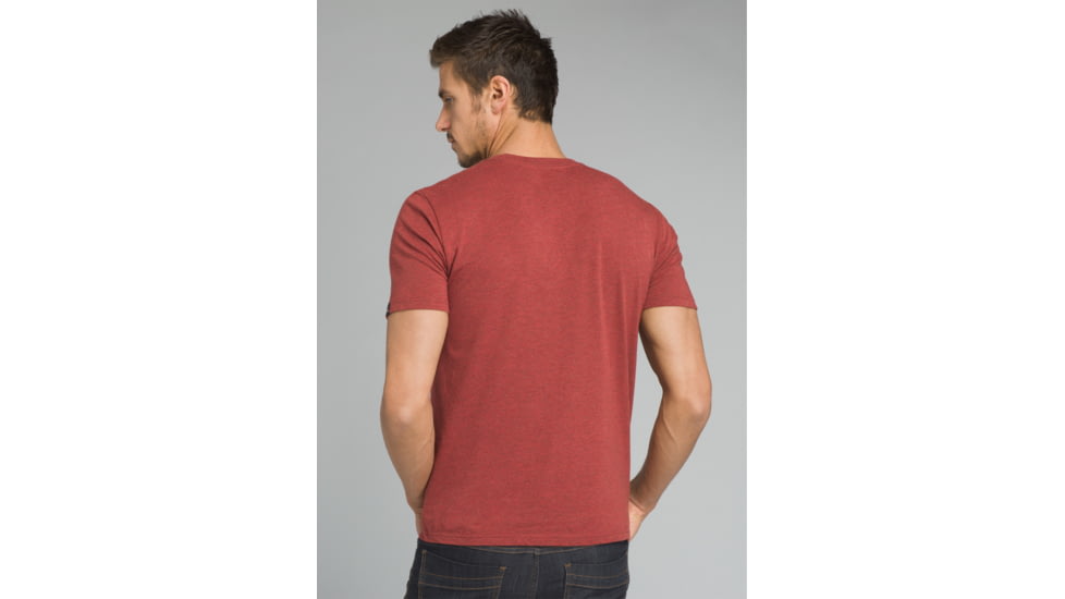 prAna Wolf Pack Journeyman T-Shirt - Mens, Mulled Wine Heather, Small, M13181436-MWHT-S