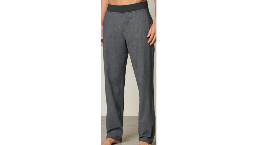 prAna Wyler Pant - Men's -Charcoal Heather-Small-Regular Inseam