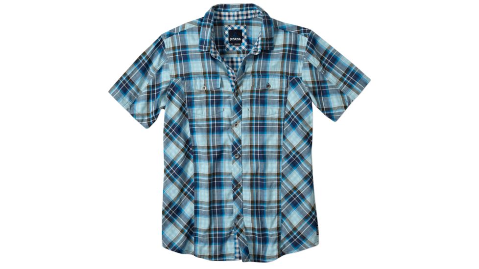 Zoltan Slim Shirt - Mens -Dusty Blue-Small