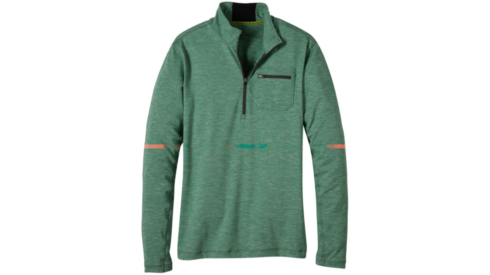 prAna Zylo 1/4 Zip Shirt - Men's -Dusty Pine-Small