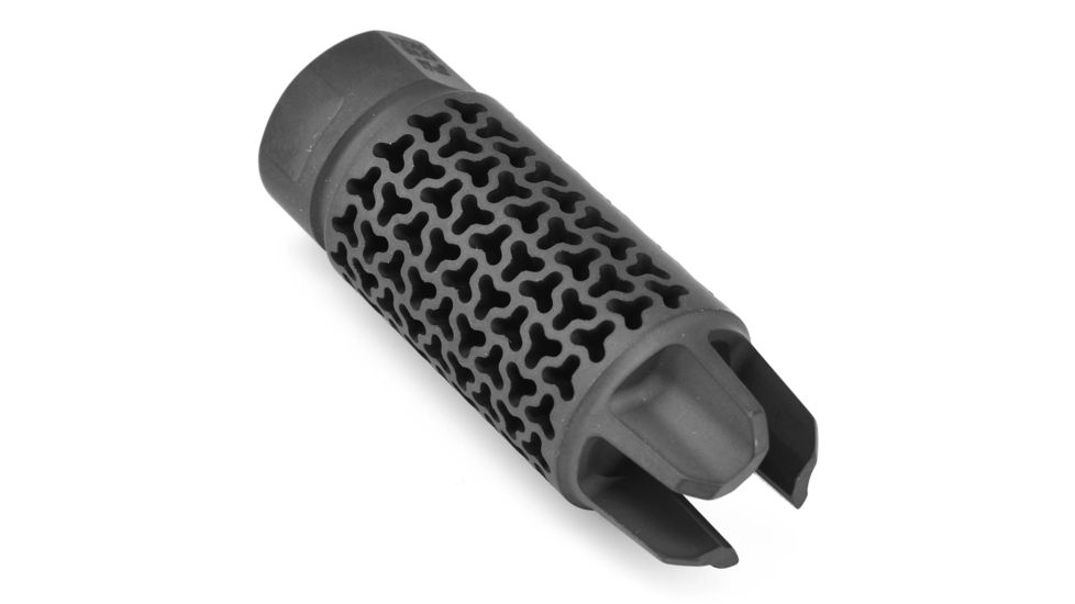 Precision Armament EFAB 762 Hybrid Muzzle Brake, .308 Caliber / 7.62mm, Thread 5/8-24 TPI, Matte Black, A04488