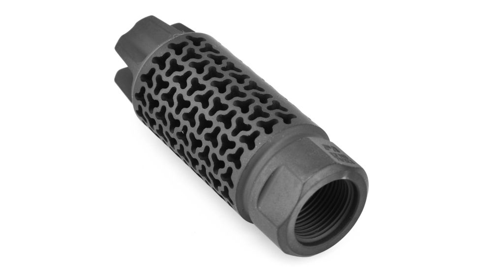Precision Armament EFAB 762 Hybrid Muzzle Brake, .308 Caliber / 7.62mm, Thread 5/8-24 TPI, Matte Black, A04488