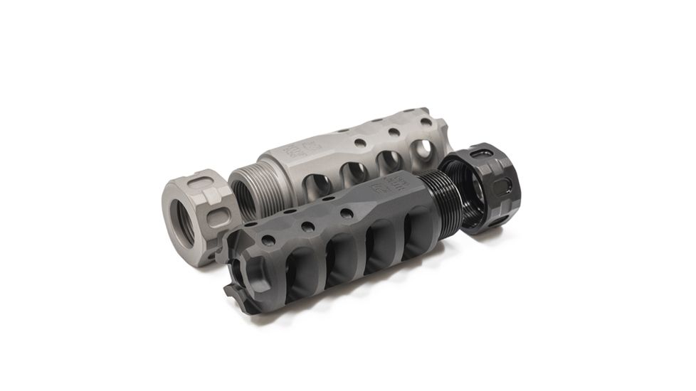 Precision Armament Hypertap Muzzle Brake, 5.56x45mm NATO, Matte Black, A04612