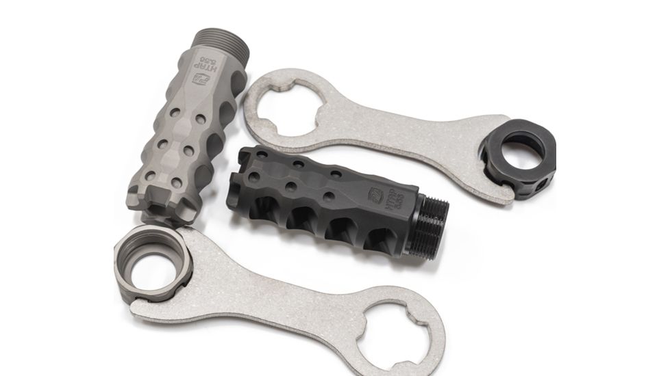 Precision Armament Hypertap Muzzle Brake, 5.56x45mm NATO, Matte Black, A04612