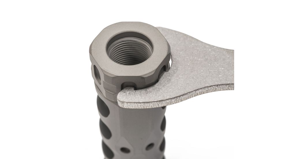 Precision Armament Hypertap Muzzle Brake, 5.56x45mm NATO, Matte Stainless, A04613
