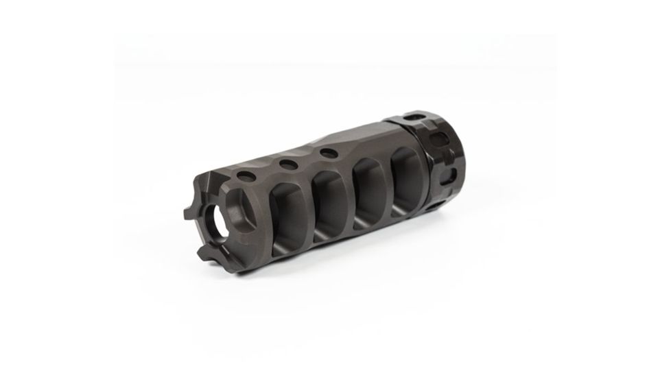 Precision Armament Hypertap Muzzle Brake, 6.5mm Grendel, 5/8-24 RH, Matte, Black, A04624