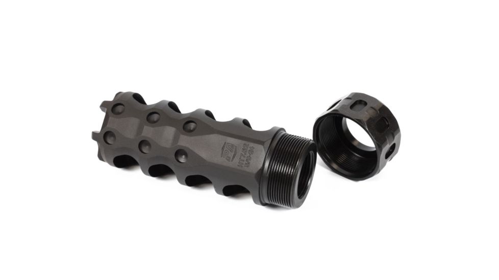 Precision Armament Hypertap Muzzle Brake, 7.62x51mm NATO, 5/8-24 RH, Matte, Black, A04634