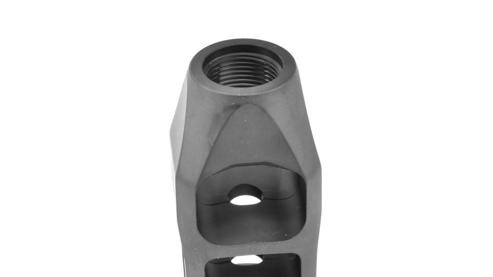 Precision Armament M11 Severe-Duty Muzzle Brake 6.5mm/.264Cal, DLC Black, A04004
