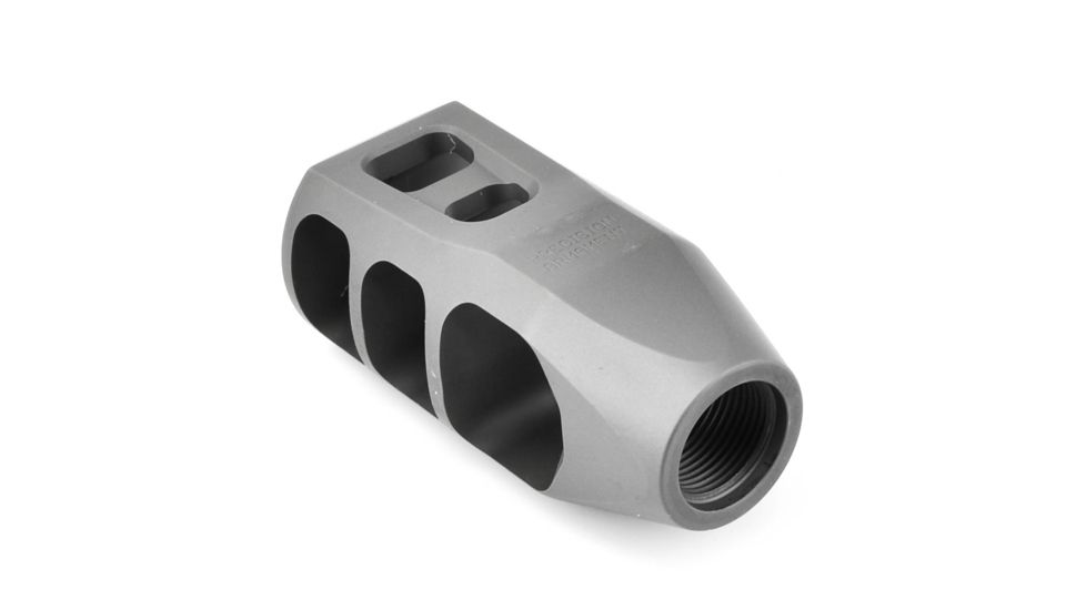Precision Armament M11 Severe-Duty Muzzle Brake 6.5mm/.264Cal, Stainless, A04005