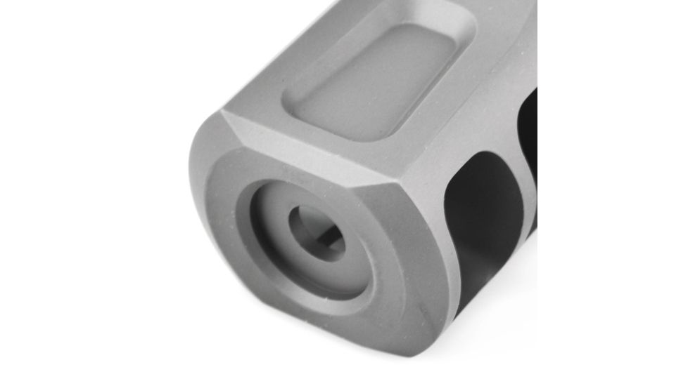 Precision Armament M11 Severe-Duty Muzzle Brake 6.5mm/.264Cal, Stainless, A04005