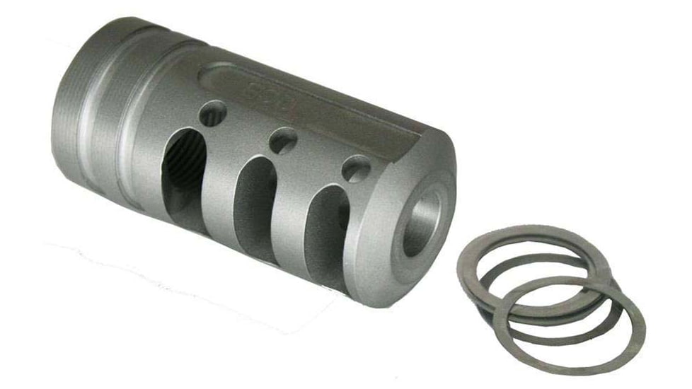 Precision Reflex 308 MSTN Straight Quiet Control Brake Bead Blast Finish, 03-0091