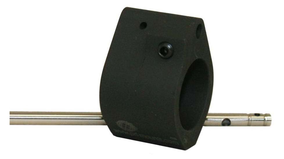 Precision Reflex .875 Adjustable Gas Block w/ Straight Gas Tube, Black, 03-875-02GT