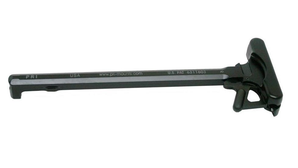 Precision Reflex Gas Buster Charging Handle w/ Military Big Latch, 9mm, Black, 05-009-BL