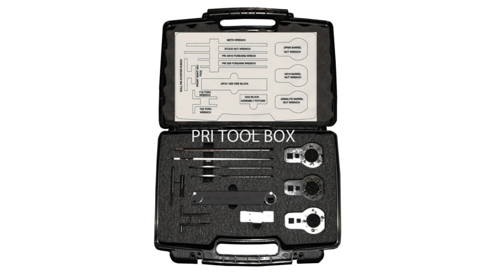 Precision Reflex AR-15/AR-10 Tool Box, Black, 05-TB-01