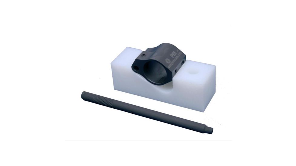 Precision Reflex AR-15 Gas Block Fixture w/Roll Pin Starter Punch, White/Black, Black, 05-100