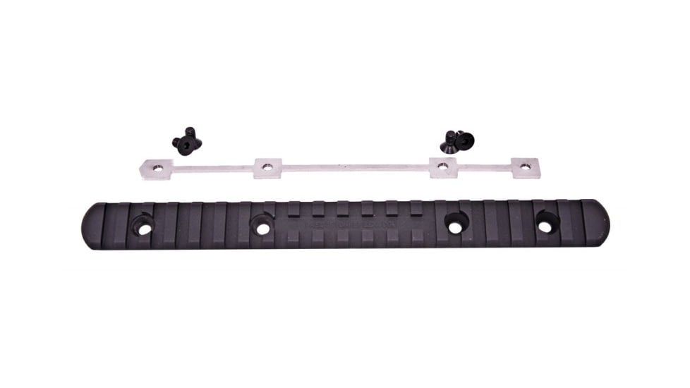 Precision Reflex Delta Replacement Bottom Rail Forearms, 8.5in, Black, 05-071-85
