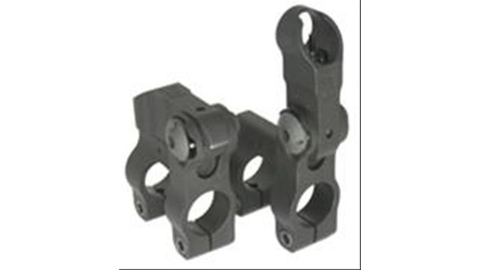 Precision Reflex Flip-Up Front Sight Gas Block, PRi .308, Armalite Elevation, .750 Diameter, Black, 03-0025