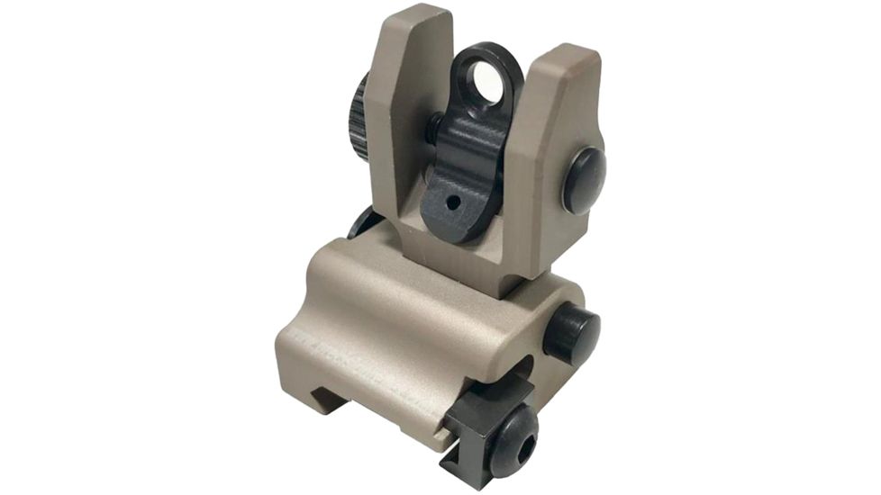Precision Reflex Flip Up Rear Sight, Flat Dark Earth, 05-0029DE