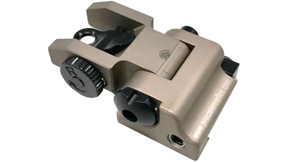 Precision Reflex Flip Up Rear Sight, Dark Earth, 05-0029DE