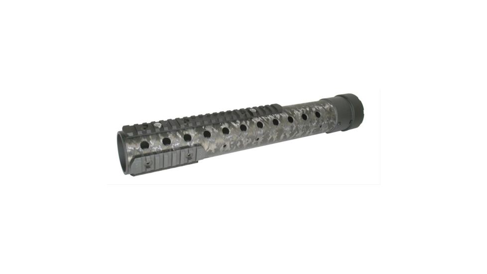 Precision Reflex Gen 3 AR-15/M16 Free Float Carbon Fiber Extended Forearm, 14 in, Natural, 05-073-14