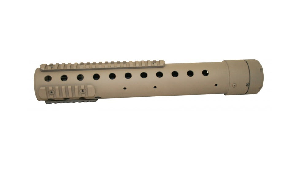Precision Reflex Gen 3 Armalite .308 Carbon Fiber Forearm, 14in, w/Holes no Rails, Flat Dark Earth, 03-072-314THDE
