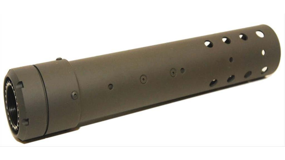 Precision Reflex Gen III Armalite 308 F.F. Carbon Fiber Forearm Rifle with Holes no Rails, Black, 03-072-03THB