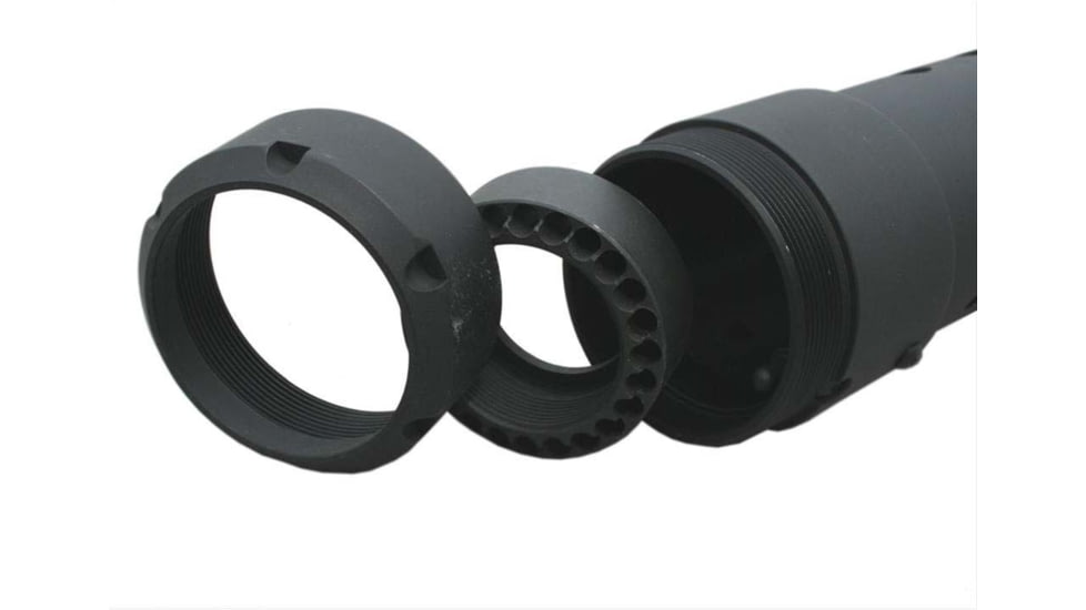 Precision Reflex Gen III Armalite 308 Carbon Fiber Forearm 14in Length with Holes no Rails, Black, 03-072-314THB