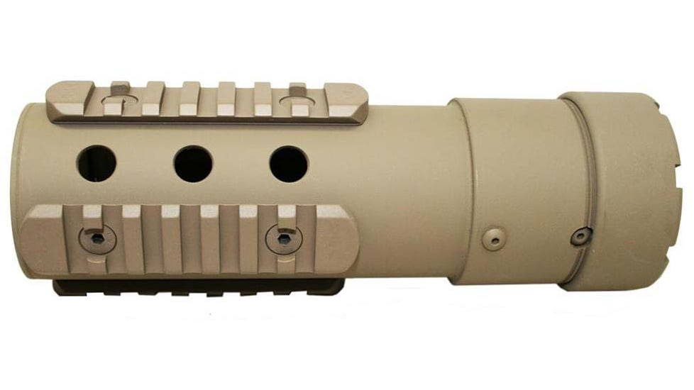 Precision Reflex Gen 3 Free Float Forearm, Round Style, Carbine Length, Flat Dark Earth, 05-073-01DE