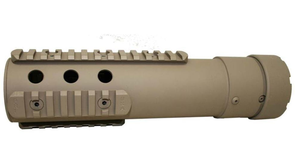 Precision Reflex Gen 3 Free Float Forearm, Round Style, Intermediate Length, Carbon Fiber, Flat Dark Earth, 05-073-02DE