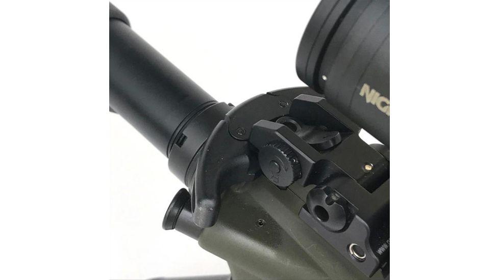 Precision Reflex M84 AR15 Gas Buster Charging Handle, Ambidextrous, Large Latch, Black, 05-2032