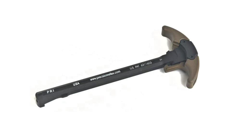 Precision Reflex M84 Gas Buster Charging Handle, Ambidextrous, Large Latch, Mixed, Handle Black latch Flat Dark Earth, 05-2032-LD