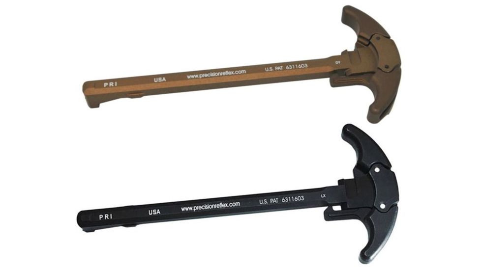 Precision Reflex M84 Gas Buster Charging Handle, Ambidextrous, Black, Flat Dark Earth