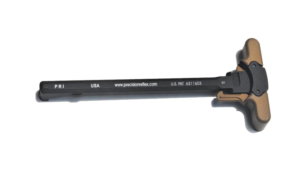 Precision Reflex M84 Gas Buster Charging Handle, Ambidextrous, Original Latch, Mixed, Handle Black latch Flat Dark Earth, 05-2031-LD