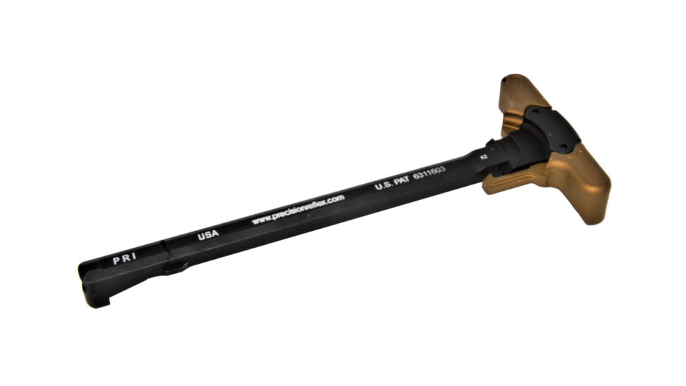 Precision Reflex M84 Gas Buster Charging Handle, Ambidextrous, Original Latch, Mixed, Handle Black latch Flat Dark Earth, 05-2031-LD