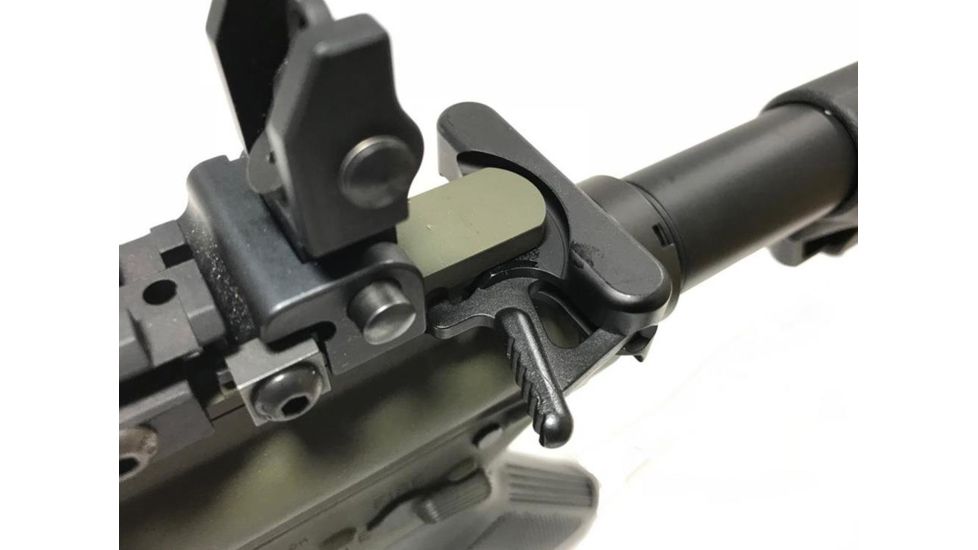Precision Reflex M84 Gas Buster Charging Handle, Combat latch, Black, 05-0032