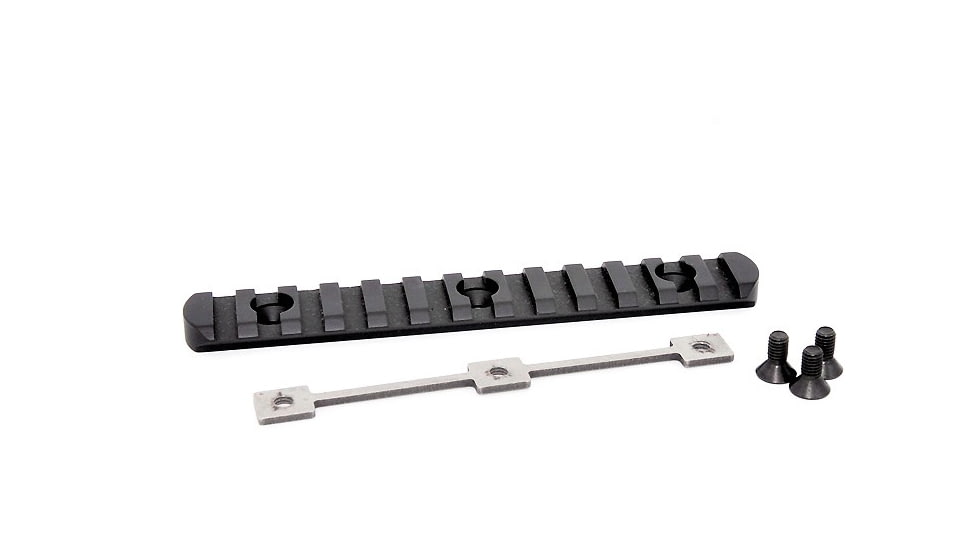Precision Reflex PRI Delta Replacement Bottom Rail Forearms, 5.5in, Black, 05-071-5B