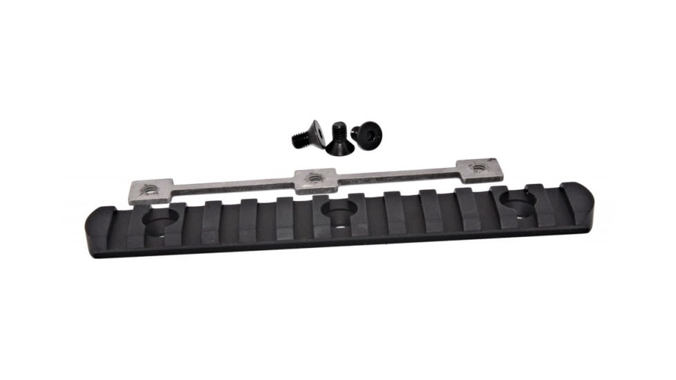 Precision Reflex PRI Delta Replacement Bottom Rail Forearms, 5.5in, Black, 05-071-5B